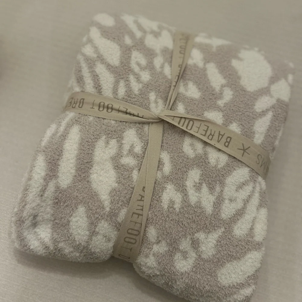 Barefoot Dreams Cozy Animal Print Throw